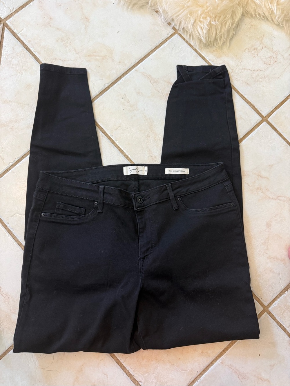Jessica Simpson Black Skinny Jeans - Women's Stretch Denim - Picture 4 of 6